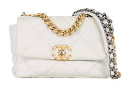 Medium 19, Lambskin, White, 30157428 (2020), AC/B, 2*